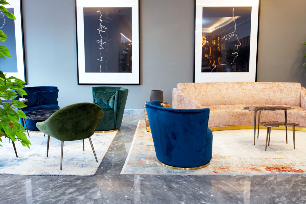 Interior view of Huda Hotel in Dubai, part of Samir Salya’s expansion with 600 new apartments under the Salya Brothers' real estate portfolio